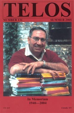 Telos 131 (Summer 2005): Paul Piccone