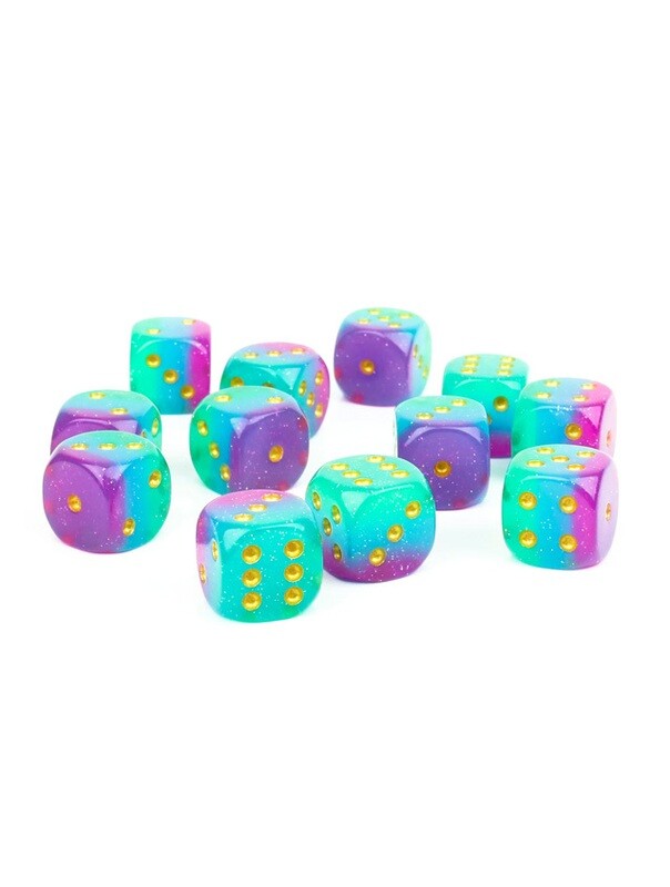12mm Northern Lights 18 x D6 Dice Set