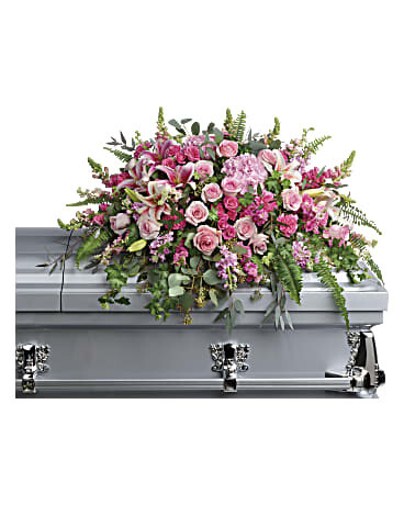 Beautiful memories casket spray